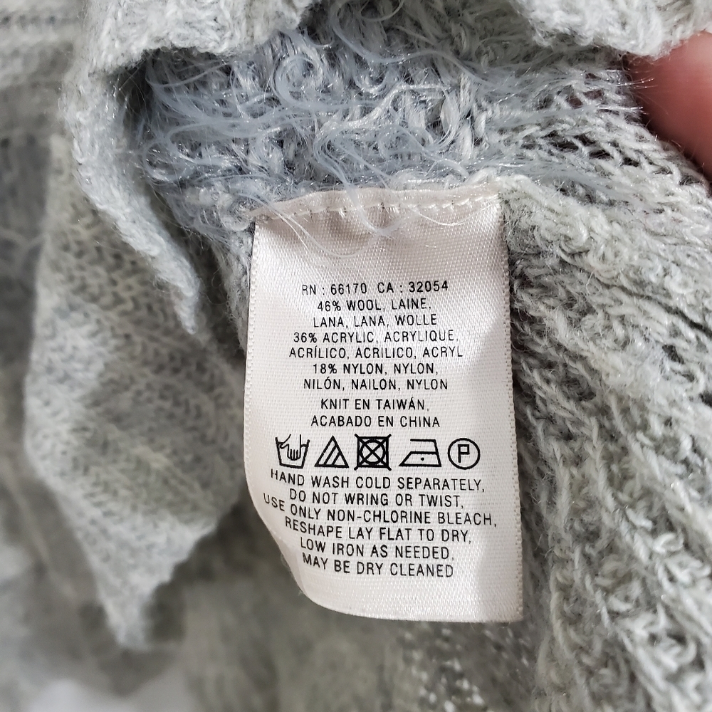 Anthro Sleeping on Snow Wool Blend Ruffled Hem Sweater - Picture 4 of 4